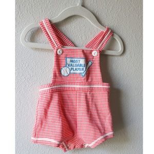 Vintage Carter’s baseball overalls